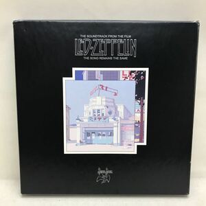 【3S10-163】送料無料 4LP-BOX LED ZEPPELIN THE SONG REMAINS THE SAME 180グラム重量盤