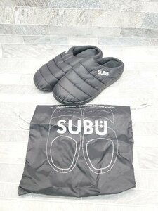 ◇ ◎ SUBU スブ スリッポン　サンダル サイズ22-23.5cm ブラック レディース P