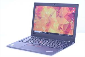 1円～ 12.5インチ 薄型 軽量 Lenovo ThinkPad X280 i5-8350U RAM8GB 新品SSD256GB TFT 2019年製 Win10