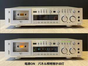 ☆☆☆ AKAI アカイ 3ヘッドカセットデッキ GX-F90　動作品