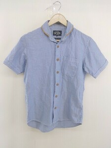 ◇ ◎ BEAMS ビームス 半袖 シャツ サイズS ブルー メンズ