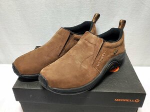 ▽MERRELL メレル 26.5cm ヌバックレザーシューズ J42303 ジャングルモック ゴアテックス DARK EARTH 未使用保管品▽011392