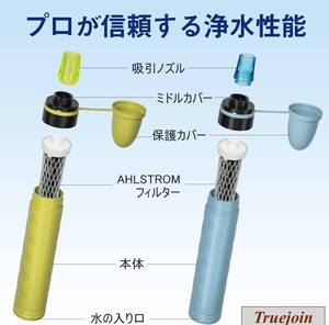 携帯浄水器 アウトドア サバイバル浄水器 フィルター 3本セット