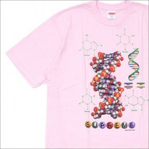 新品 未使用 国内正規品 ◆ SUPREME 17 F/W Supreme DNA Tee Light Pink ライトピンク サイズM ◆