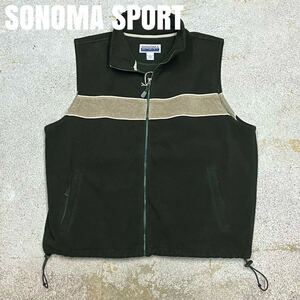 ＊7301 90s SONOMA SPORT ソノマ　フリース　ベスト