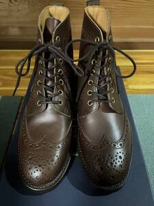 トリッカーズ カントリーブーツ メダリオン 6 m7022 新品 24.5 tricker