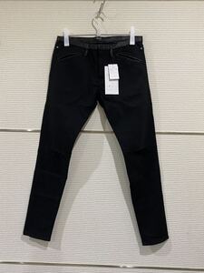 UNDERCOVER 14AW アンダーカバー アンダーカバーイズム Leather trimmed skiny damaged pants【タグ付き】【未着用】