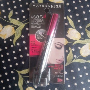 新品未開封　MAYBELLINE　 ブラック　ジェルペンアイライナー