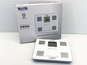 □TANITAタニタ 体組成計 BC-722-WH　体重 体脂肪率 BMI 筋肉量 内臓脂肪レベル 基礎代謝量 体内年齢 体水分率 コンパクト 未使用品□