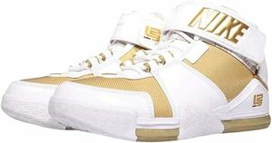 27cm ナイキ ズーム レブロン II 白/金 DJ4892-100 NIKE ZOOM LEBRON II 復刻