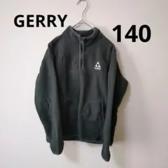 GERRY フリースジャケット 140 ダークグリーン ハーフジップ