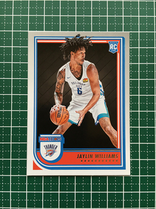 ★PANINI 2022-23 NBA HOOPS #269 JAYLIN WILLIAMS［OKLAHOMA CITY THUNDER］ベースカード「ROOKIES」ルーキー「RC」★