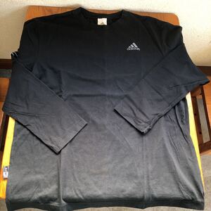 adidas 長袖Tシャツ 黒　L 中古