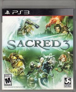 PS3◆北米版 Sacred 3　セイクリッド3