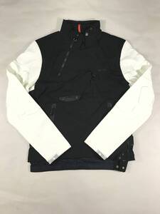 新品 14136 Lサイズ RLX ストレッチ ナイロン ジャケット 黒 白 polo ralph lauren ポロラルフローレン ベスト スキー スノボ