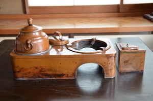 ◆銅壺　長火鉢道具　昭和レトロ　時代　古道具◆
