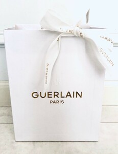 大幅値下！ 非売品 GUERLAIN ゲラン 紙袋 大 1枚 白リボン付き ショッパー プレゼントに