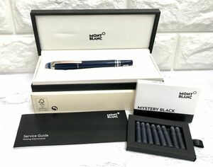 未使用品 MONTBLANC モンブラン 万年筆 (F) スターウォーカープレシャスレジン 筆記未確認 スペアインクカートリッジ、ケース付 fah 5S170