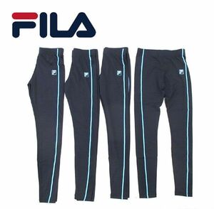 送料300円(税込)■yr207■レディース FILA インナーロングタイツ(411-410) L 4点【シンオク】