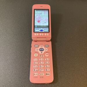 docomo 富士通 らくらくフォン F-02J ピンク 管理12