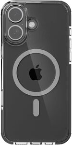 【RAPTIC】 CLEAR iPhone 16 ケース MagSafe対応 耐衝撃 バンパー色：ブラック