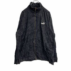 PUMA ジップアップ フリースジャケット Mサイズ プーマ ブラック 古着卸 アメリカ仕入 t2112-4337