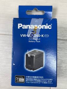 純正☆新品☆PANASONIC/パナソニック リチウムイオンバッテリー小型・軽量タイプ VW-VBG260-K 送料無料