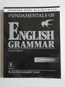 Fundamentals of English Grammar 3rd edition　ロングマン　英文法　テキスト