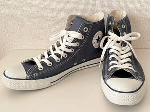 ★美品★ CONVERSE コンバース ALL STAR オールスター CANVAS ALL STAR HI ネイビー 28cm