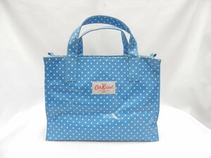 Cath Kidston キャスキッドソン トート ハンドバッグ 花柄 PVC エナメル 総柄 手提げ鞄 エコバッグ レディース USED /2410D