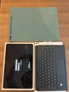 【超美品】SAMSUNG Galaxy Tab S8+ 128GB 12.4インチ/120Hz/有機ELディスプレイ S Pen同梱,ブックカバーキーボード　おまけ付き