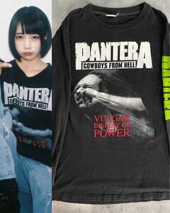 【ヴィンテージ】あのちゃん着用PANTERA パンテラ ロンT TシャツXL バンドT