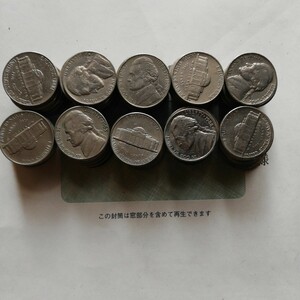 アメリカ 5 セント硬貨 100枚 5ドル US 5 cent