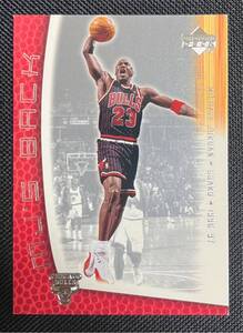 NBA 2001-02 UPPER DECK MJ’S BACK MICHAEL JORDAN CHICAGO BULLS #MJ-44 マイケル・ジョーダン レギュラーカード