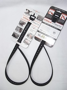 超大人気あると便利!!新品 23 Voile Strap Nylon Buckle 25inch Black/Grey / ボレー ストラップ ナイロンバック 63cm ブラック 2本セット