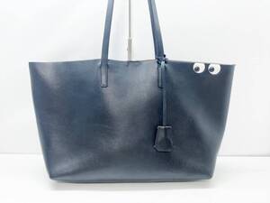 ANYA　HINDMARCH　アニヤハインドマーチ　アイズ　カーフ　トートバッグ　黒