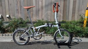 ブロンプトン brompton P6L→P2L 2015 最終 ホワイト 廃盤 Pハンドル