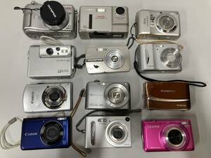 1118.40コンパクトデジタルカメラ 12点まとめ Ｎikon ニコン/SONY ソニー/Canon キャノン/CASIO カシオ/FUJIFILM フジフィルム/OLYNPUS