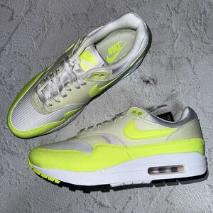 29.0cm 新品未使用 NIKE AIR MAX 1 ナイキ エアマックス ワン スニーカー シューズ 人気 ホワイト 白 ボルト スウッシュ 箱無し 正規品