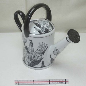 ジョウロ 陶器 色絵 花瓶 花入 花器 水注 インテリア 置物