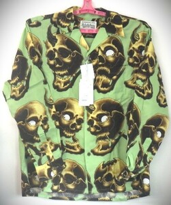  WACKO MARIA/56 TATTOO STUDIO/ HAWAIIAN SHIRT S/S（L-GREEN） [56TS-WM-HI13]