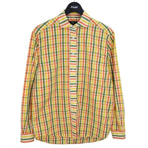 エトロ ETRO　 ワイドカラー チェックシャツ MADE IN ITALY 商品番号：8066000205021