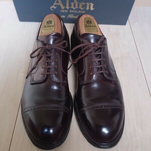 【極上】ALDEN 5620 ShellCordovan #オールデンコードバンパンチドキャップトゥ