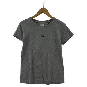 ゆうパケットOK Lee リー ロゴプリント 半袖Ｔシャツ sizeS/グレー