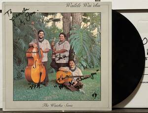 Hawaii LP Mellow Hawaiian Waiehu Sons/Wailele Wai`ehu　ハワイレコード