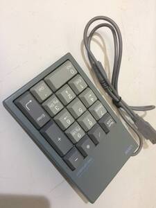 中古品 LOAS TNK-UP208GY テンキーボード USB接続 動作確認済 現状品