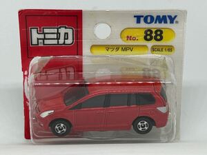 トミカ 88 赤箱 ブリスタ マツダ MPV 3代目 LY 赤 レッド TOMY 青ロゴ 絶版 廃盤 トミー ミニカー 模型 車 乗用車 ミニバン MAZDA TOMICA