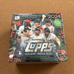 ★送料無料★2024 topps Holiday Mega box 大谷翔平　MLB Autoサインrelicレリックどちらか確定ボックス　未開封　1箱　ohtani shohei