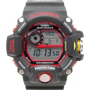 CASIO G-SHOCK Gショック GW-9400NFST-1AJR 仙台/神戸消防局 緊急消防援助隊コラボ レンジマン 電波ソーラー 黒 28007605