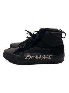 ARMANI EXCHANGE◆ハイカットスニーカー/US7/BLK/xuz041 xv603//